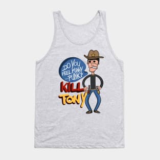 "Do You Feel Funny Punk?" Kill Tony Design Featuring Tony Hinchcliffe Tank Top